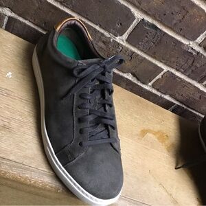 Allen Edmonds Gray Suede Courtside Lace-up Sneakers 3579 Size 9.5  E3